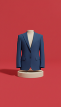 Electric blue tailored blazer