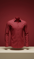 Statement red modern shirt